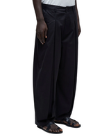 Black Fold Paper Pants