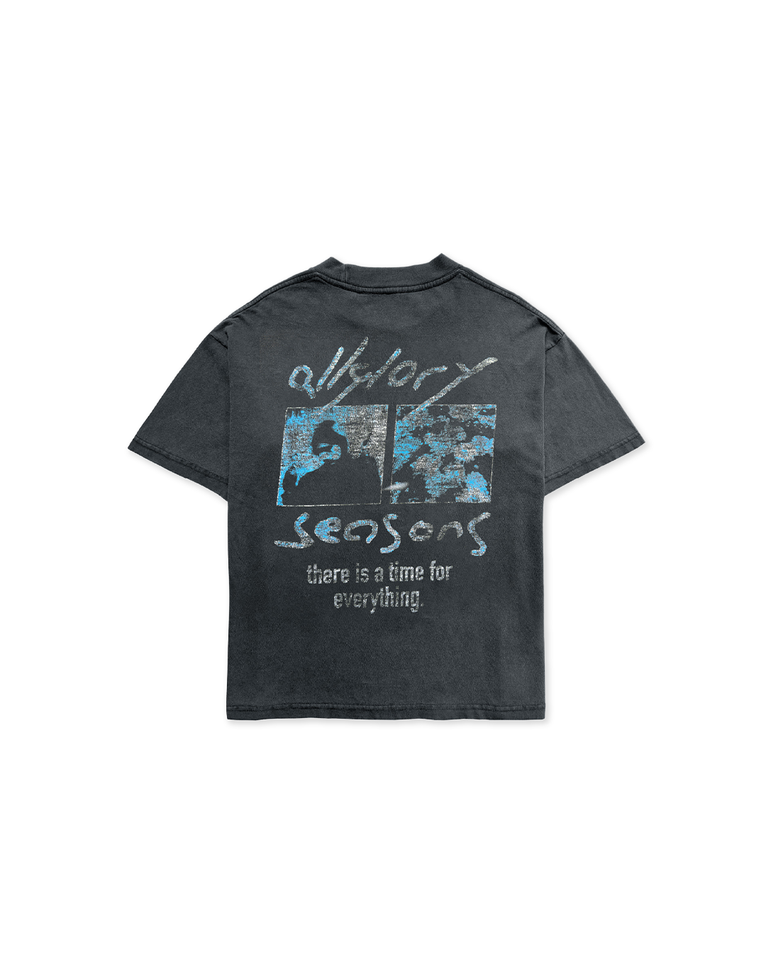 Black Washed 'Seasons' Tee