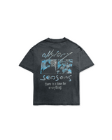 Black Washed 'Seasons' Tee