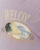 Purple Faded Souvenir Tee