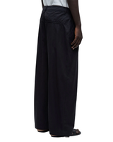 Black Fold Paper Pants