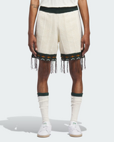 Cream White/Green Knit Shorts X CLOT