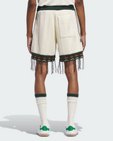 Cream White/Green Knit Shorts X CLOT