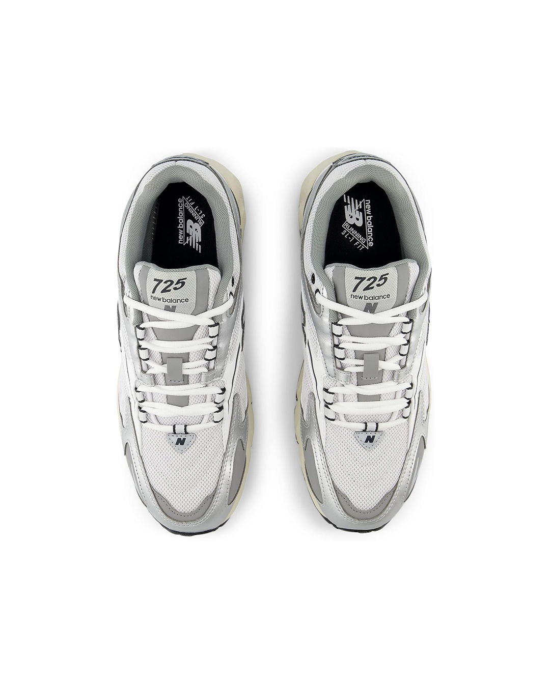 725 - White/Mettalic Grey