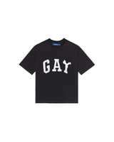 Black 'Gay' Boxy Tee