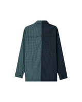 Navy & Green Duo Check Shirt