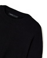 Black Logo Knitwear