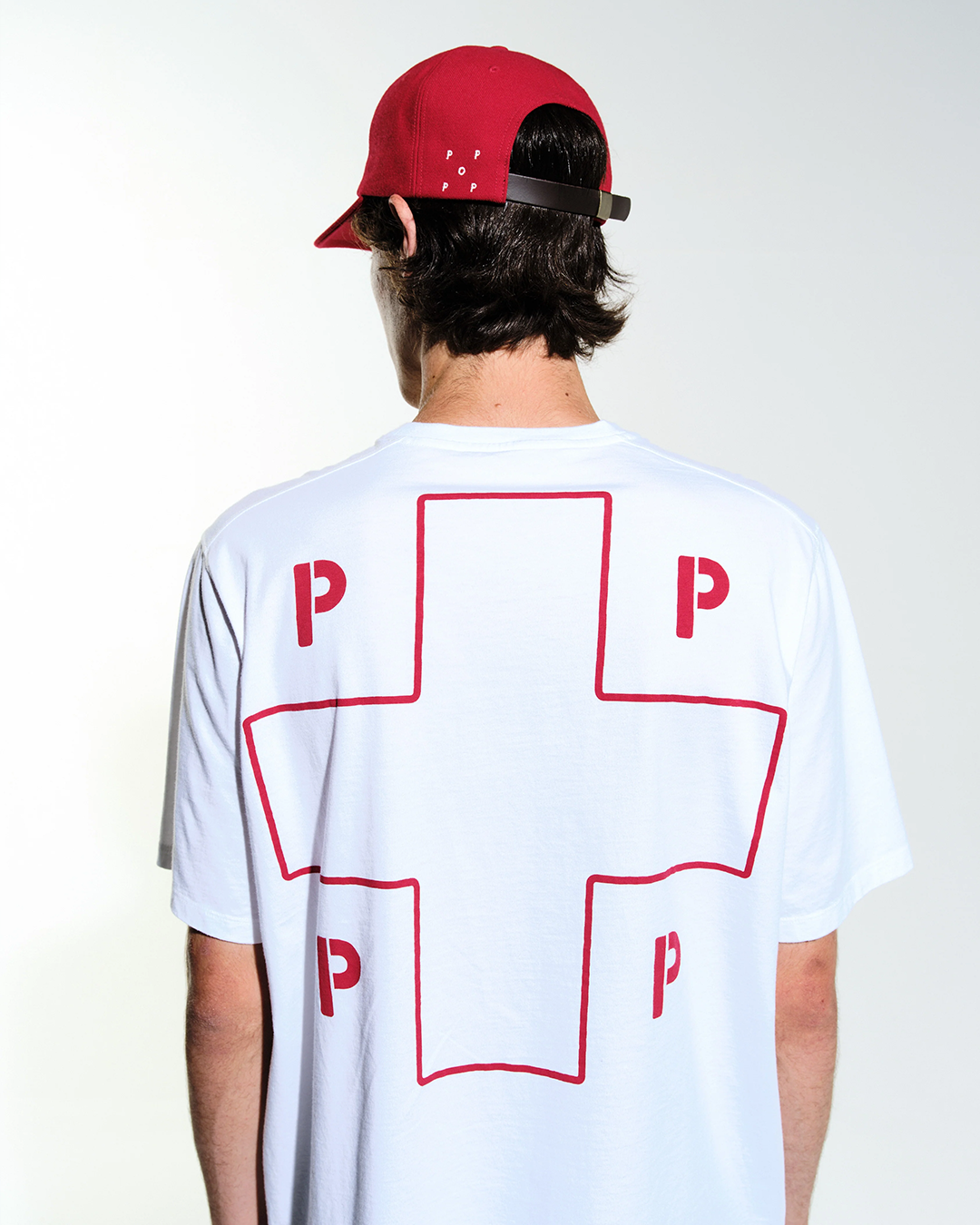 Red/White O 6 Panel Cap