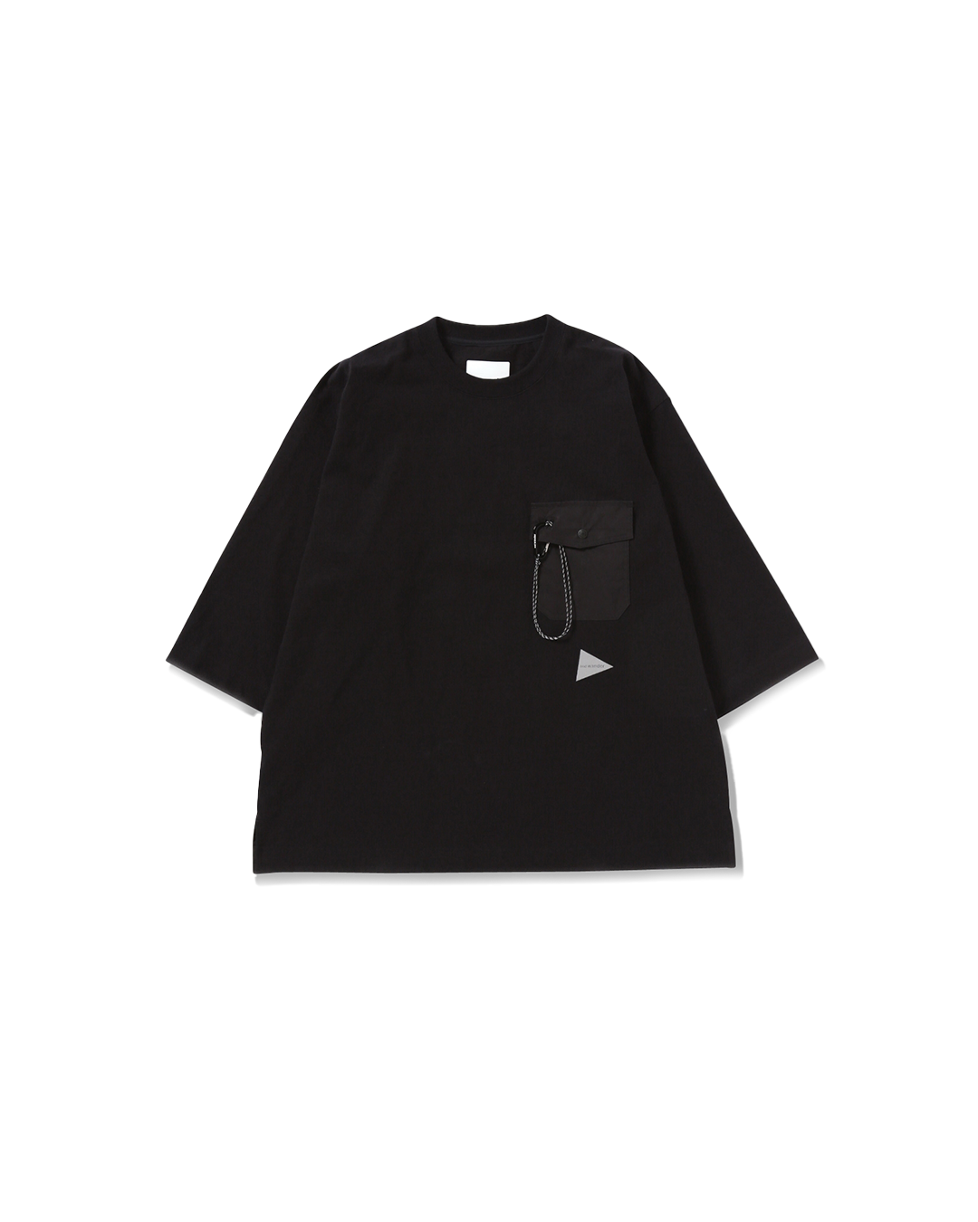 Black Heavy Cotton Pocket HS Tee