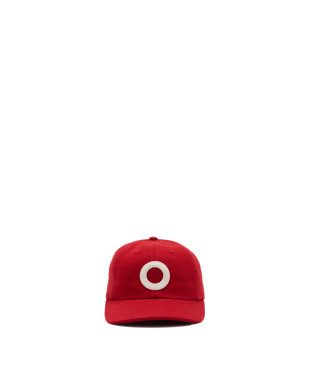 Red/White O 6 Panel Cap