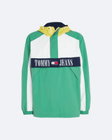 Green Archive Oversized Popover Chicago Windbreaker