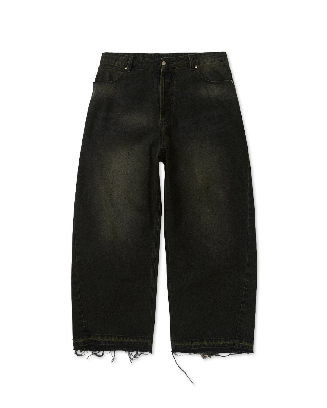 Acid Black 'Side Dart' Baggy Pants