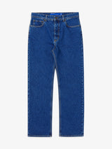 Acid Blue Straight-Leg Jeans