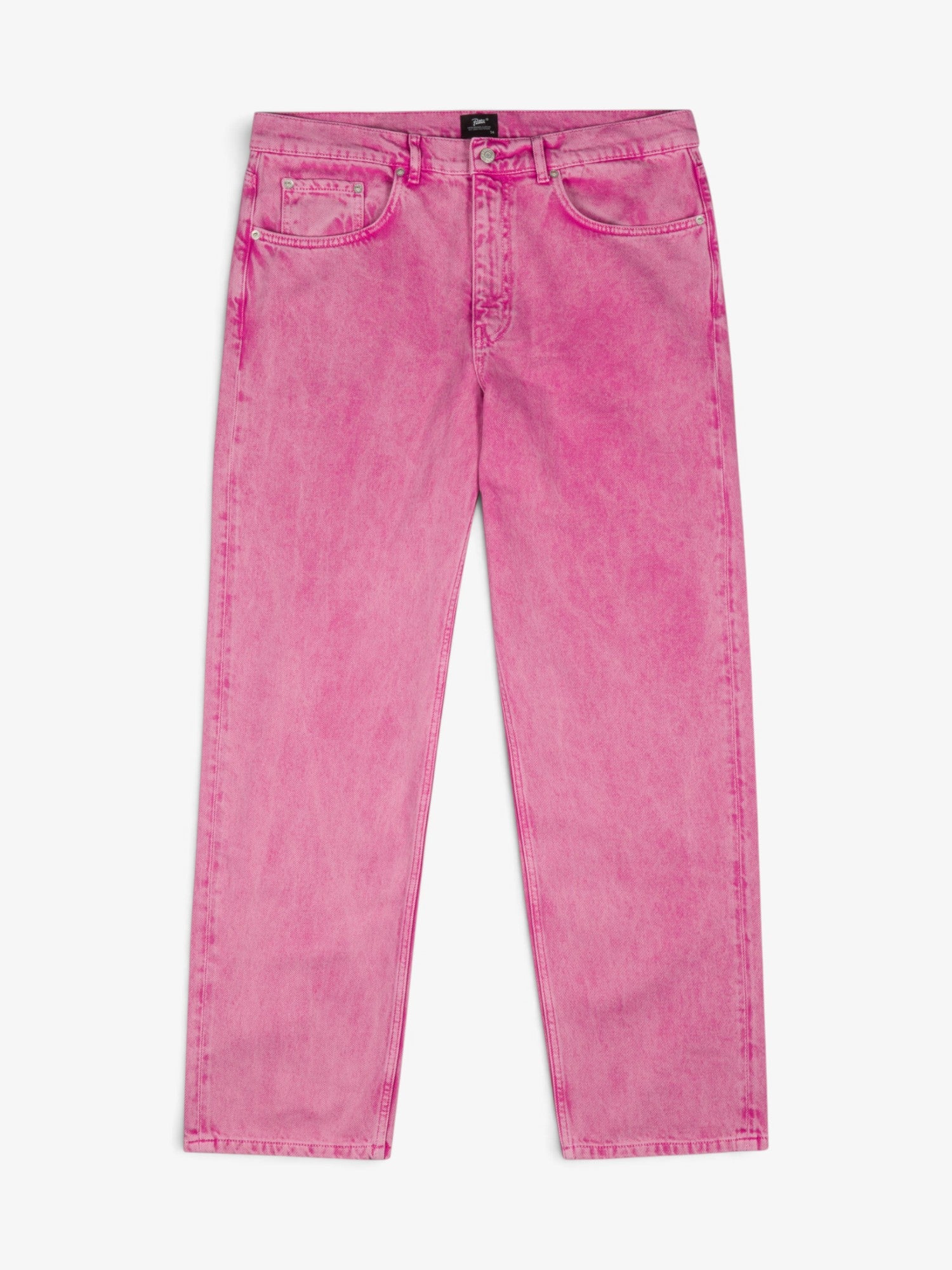 Pink Acid Wash Jeans