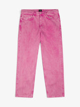 Pink Acid Wash Jeans