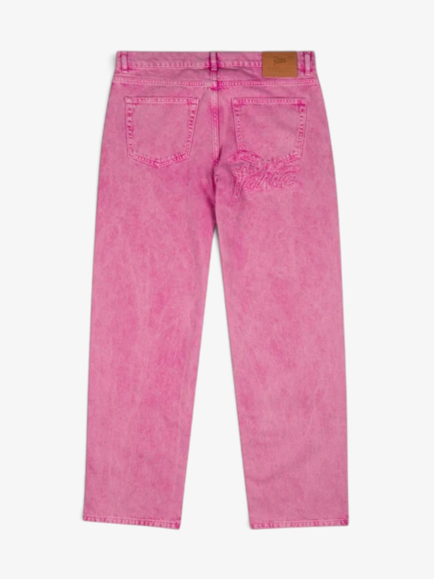 Pink Acid Wash Jeans