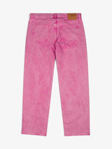 Pink Acid Wash Jeans