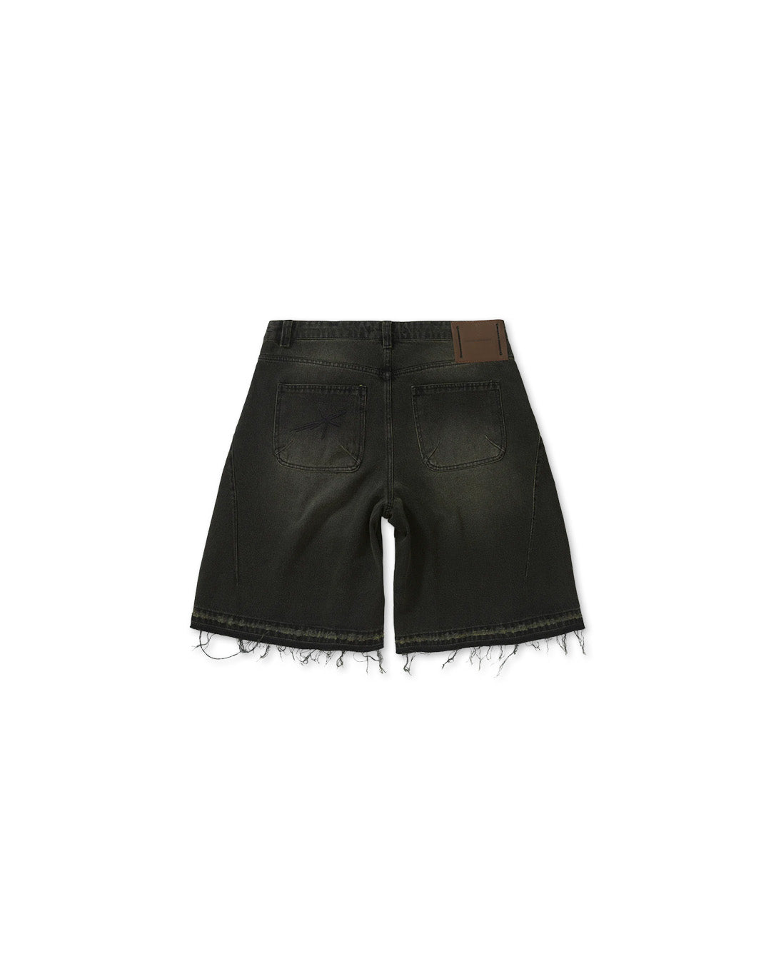 Acid Black 'Side Dart' Super Baggy Shorts