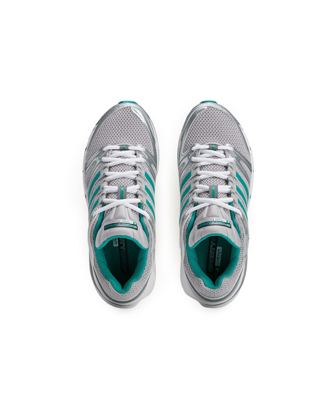 'Adistar Control 5' X SPORTY & RICH - Silver Mettalic