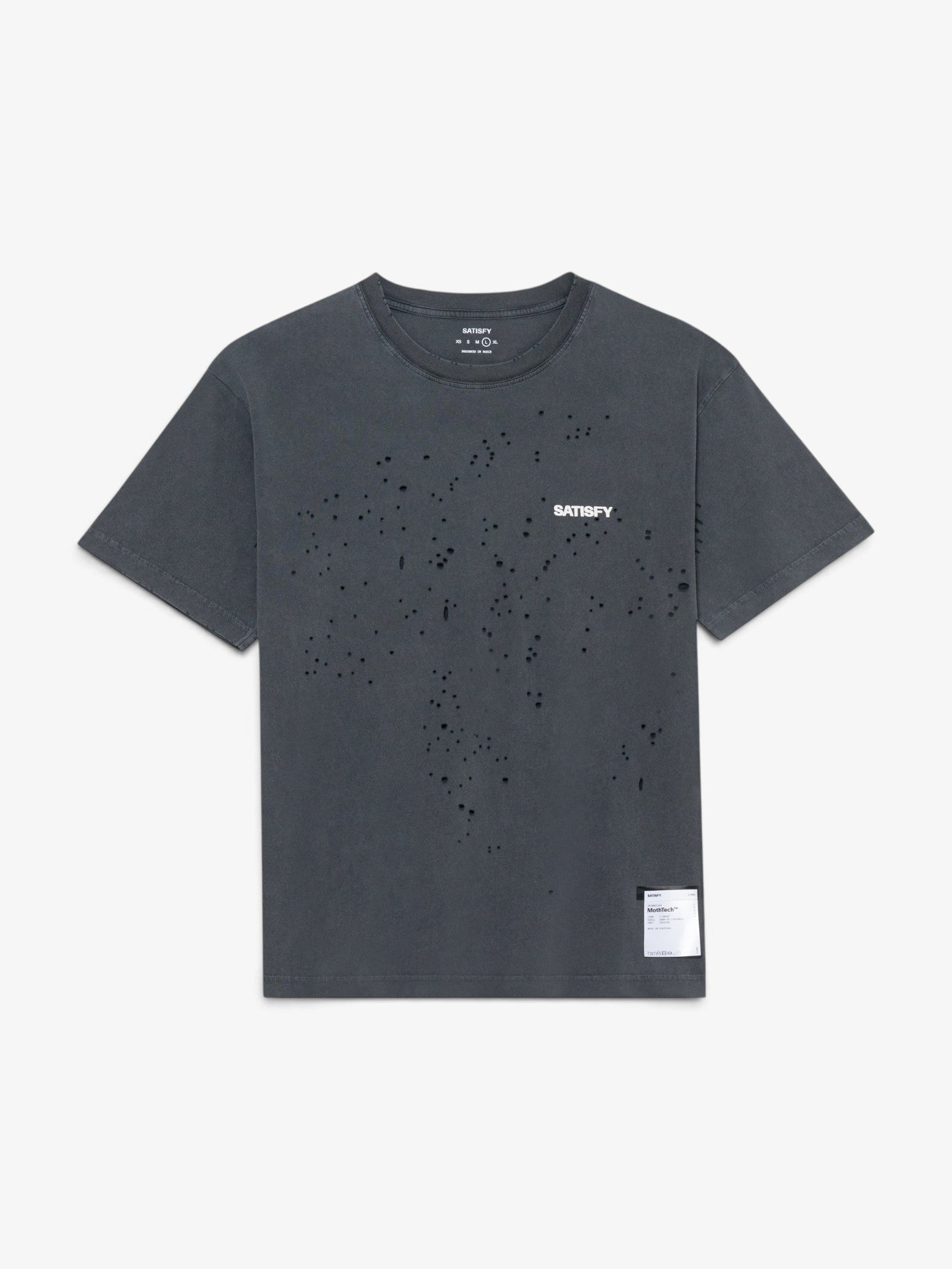 Aged Black MothTech™ 'Logo' Tee
