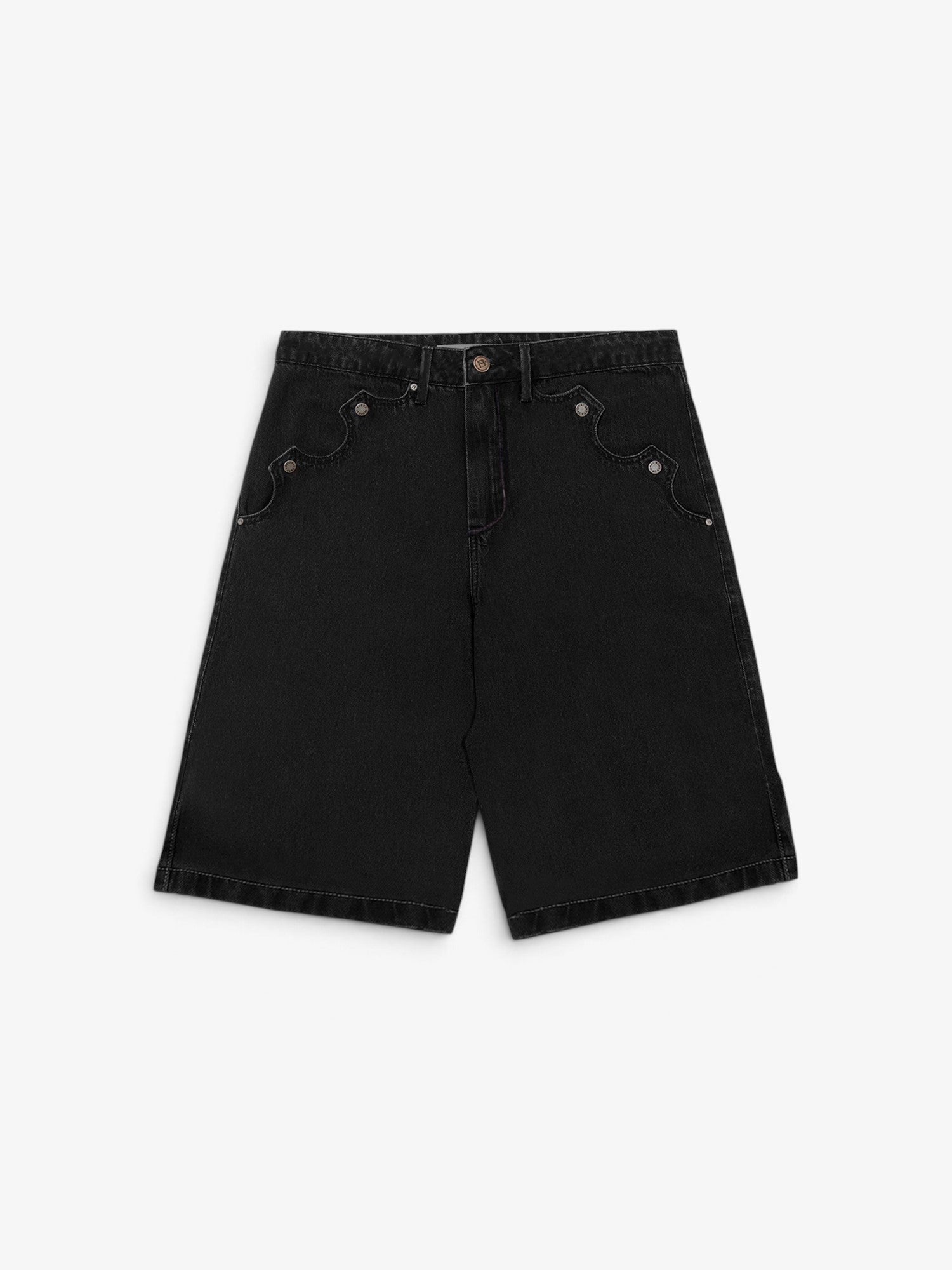 Black 'Classic' Denim Shorts