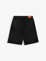 Black 'Classic' Denim Shorts