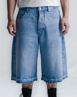 Baby Blue 'Side Dart' Super Baggy Shorts