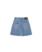 Baby Blue 'Side Dart' Super Baggy Shorts