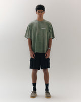 Green Basic Wash Tee