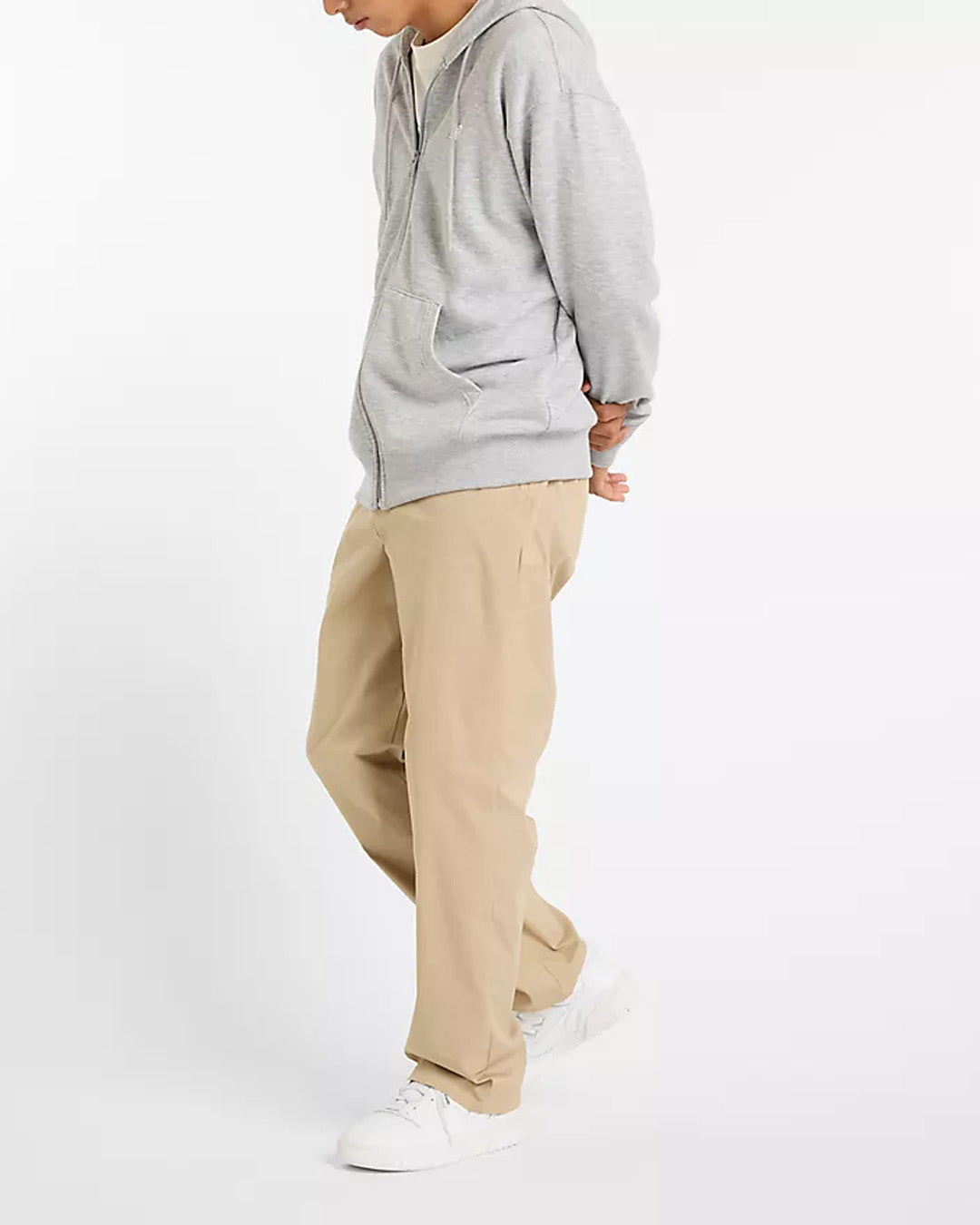 Beige Athletics Relaxed Twill Pants