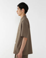 Beige 'Dry Soft Seersucker' Shirt