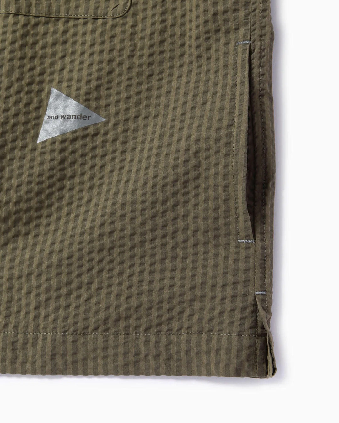 Beige 'Dry Soft Seersucker' Shirt