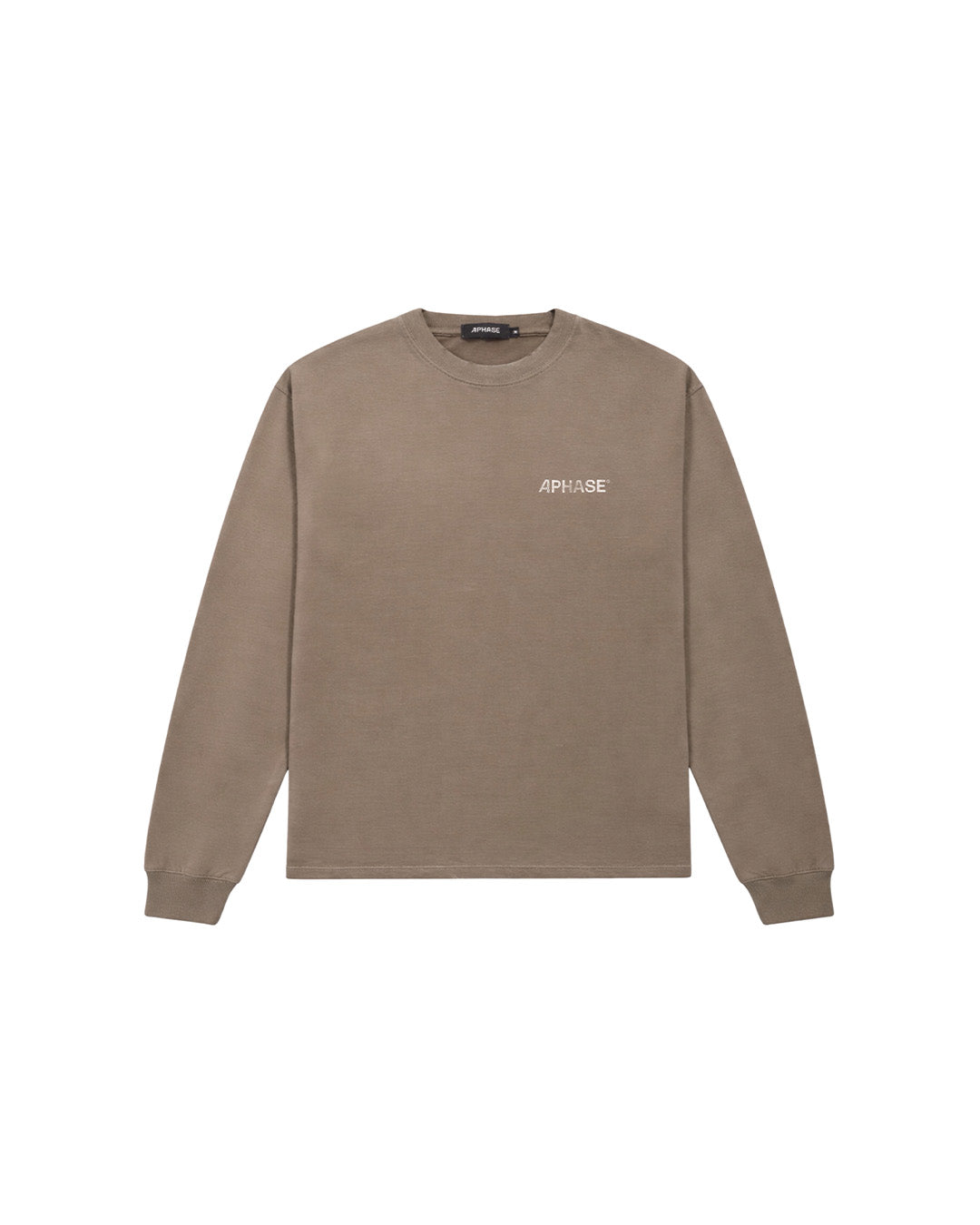 Beige Faded 'Classic' Longsleeve Tee