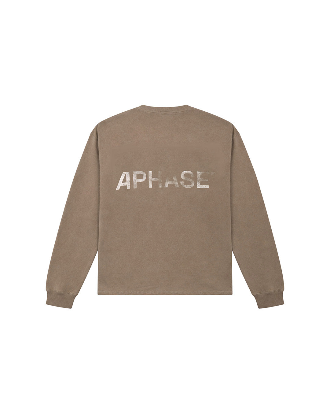 Beige Faded 'Classic' Longsleeve Tee