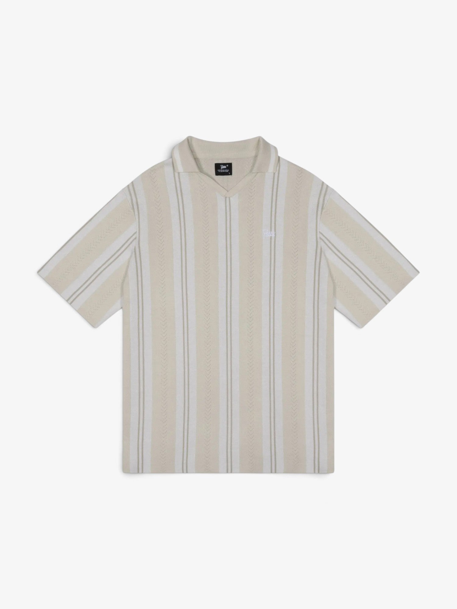 Beige Knitted Football Shirt