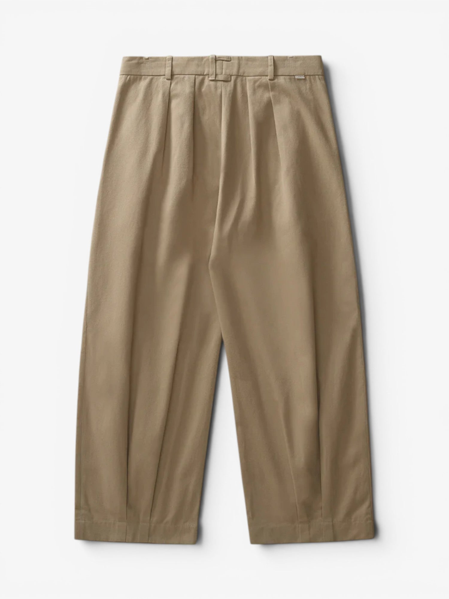Beige 'Ballon' Pleated Pants