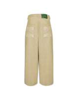 Beige Canvas 'Classic' Baggy Pants