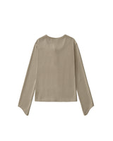 Beige 'Curved' Blouse