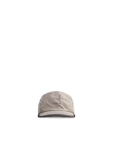 Beige 'Plaid Mesh' Cap