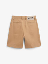 Beige Tailored Shorts