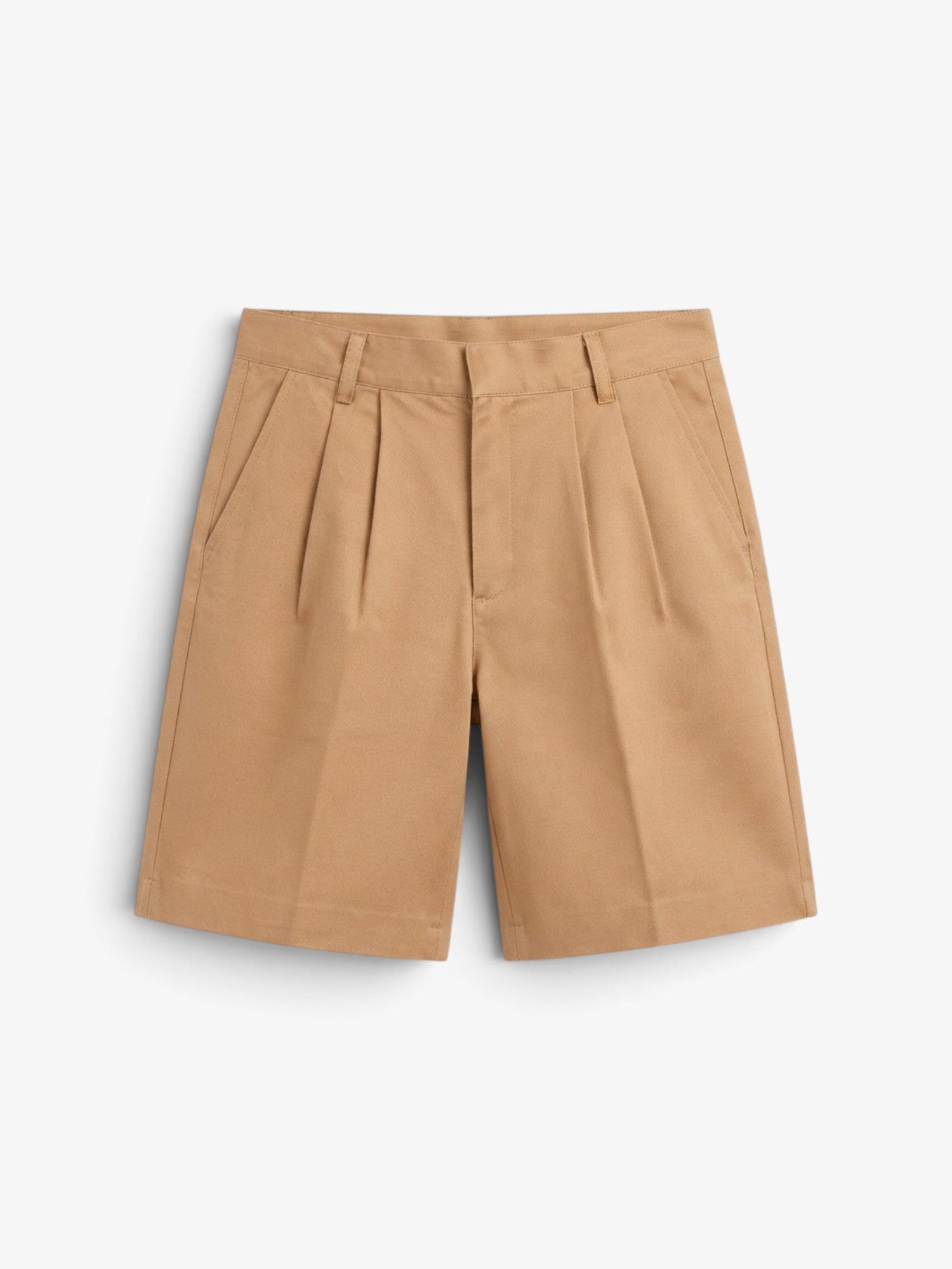 Beige Tailored Shorts