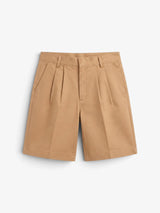 Beige Tailored Shorts