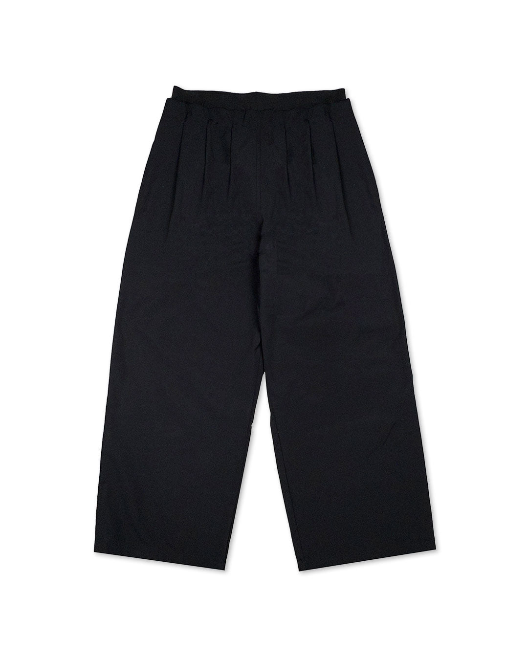 Black Wide Tech Pants