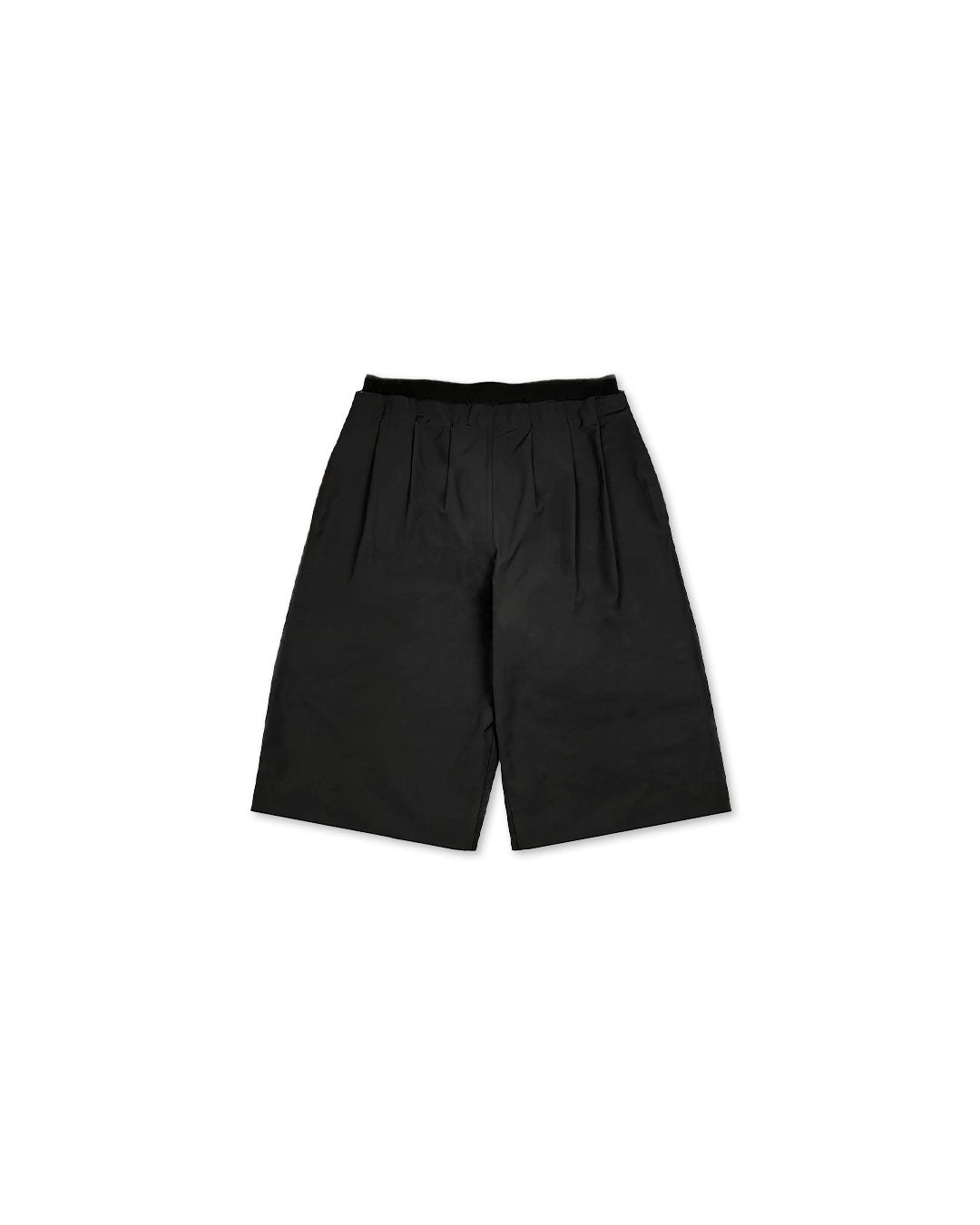 Black Wide Tech Shorts