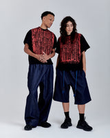 Black 'TROMPE-L'OEIL' Tee