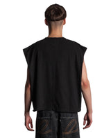 Black Boxy Tank Top