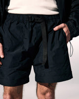 Black Camp Papper Shorts