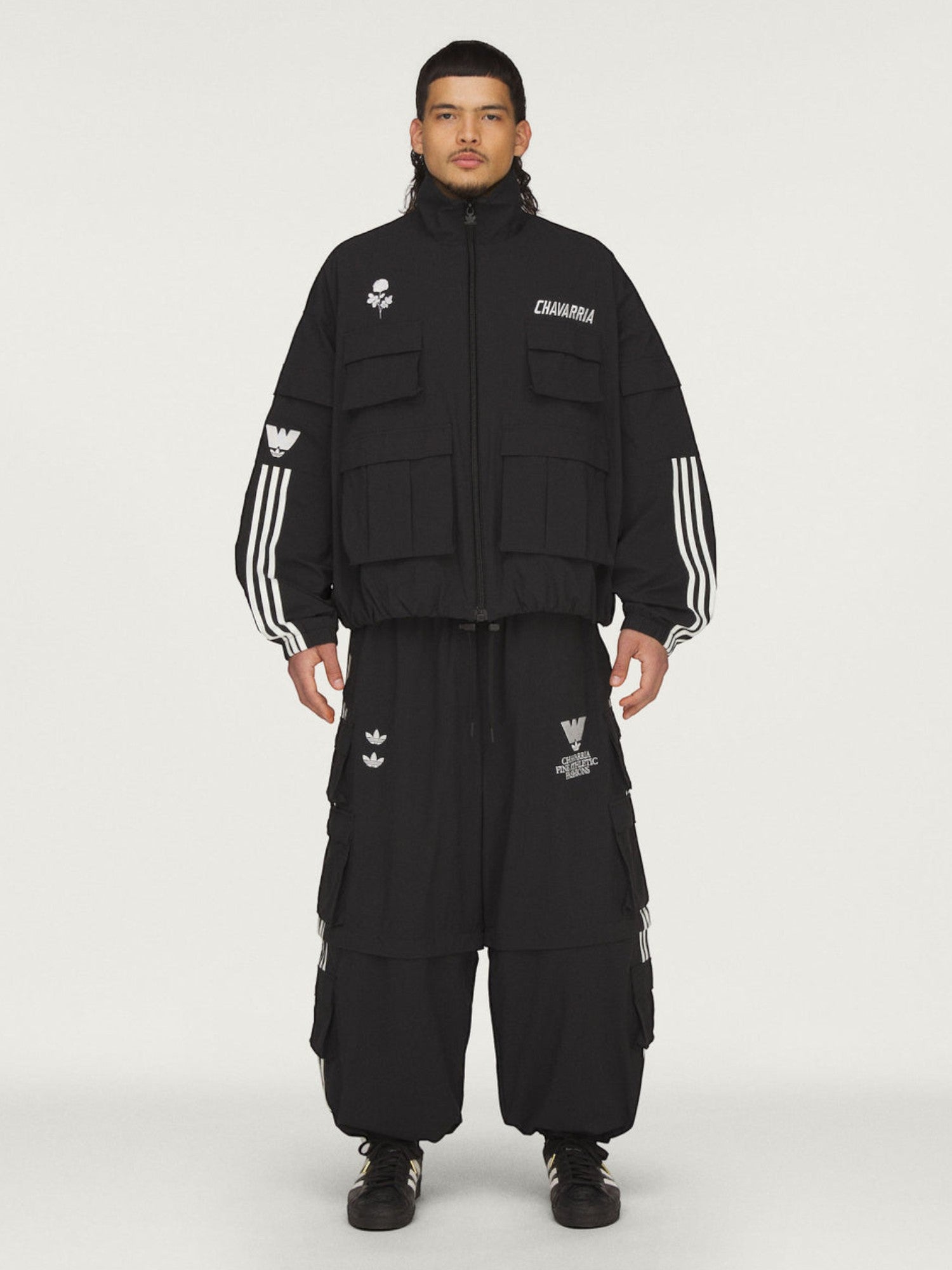 Black Cargo Zip Pants X WILLY CHAVARRIA