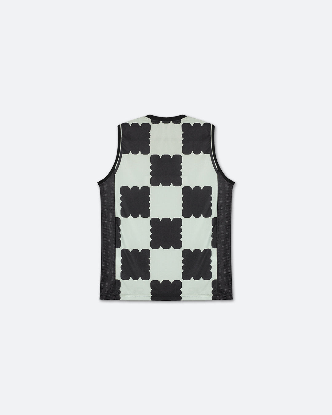 Black Check Basketball Tank Top