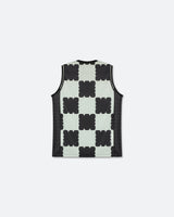 Black Check Basketball Tank Top